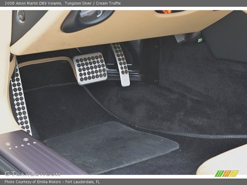 Tungsten Silver / Cream Truffle 2008 Aston Martin DB9 Volante