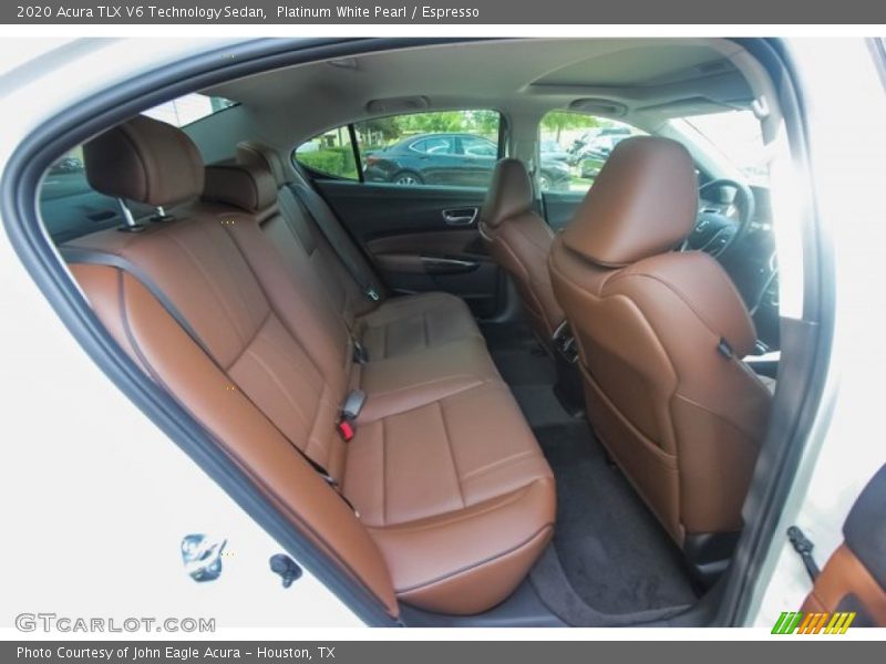 Rear Seat of 2020 TLX V6 Technology Sedan