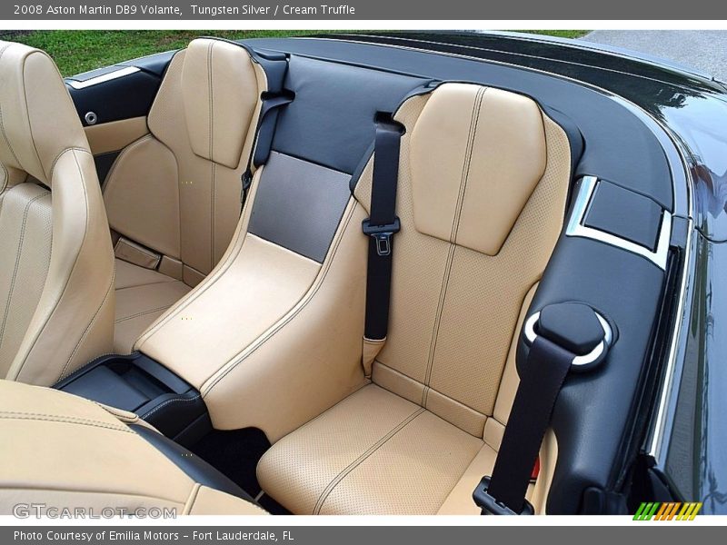 Rear Seat of 2008 DB9 Volante