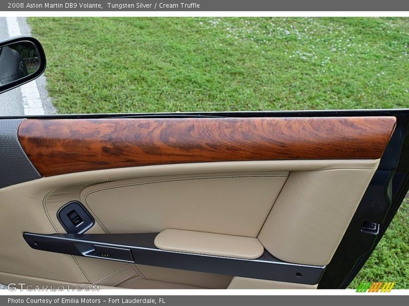 Tungsten Silver / Cream Truffle 2008 Aston Martin DB9 Volante