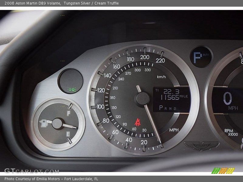  2008 DB9 Volante Volante Gauges