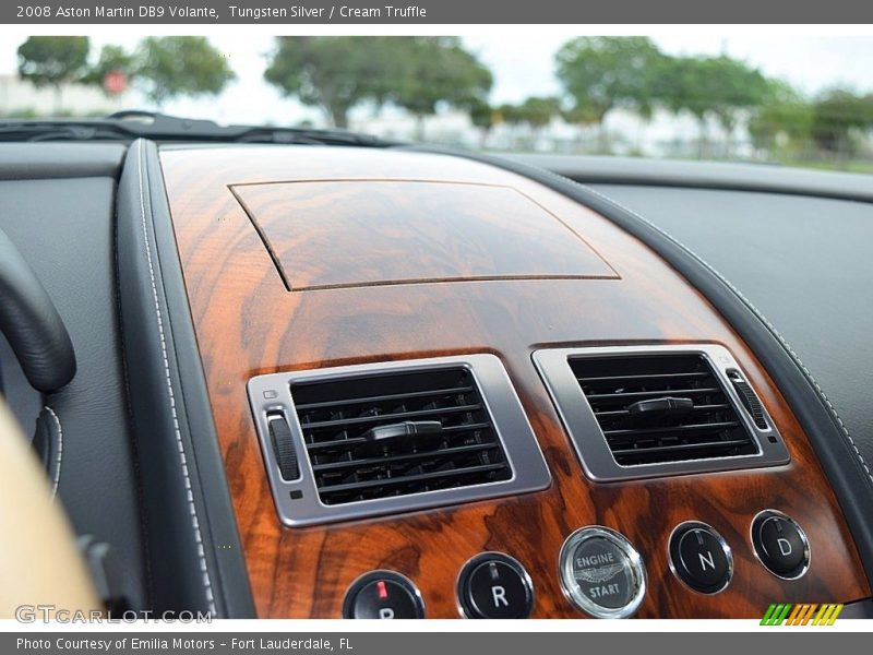 Tungsten Silver / Cream Truffle 2008 Aston Martin DB9 Volante