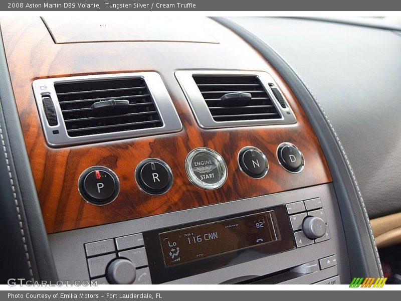 Tungsten Silver / Cream Truffle 2008 Aston Martin DB9 Volante