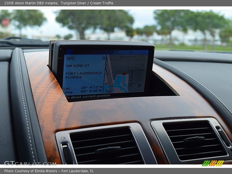 Tungsten Silver / Cream Truffle 2008 Aston Martin DB9 Volante
