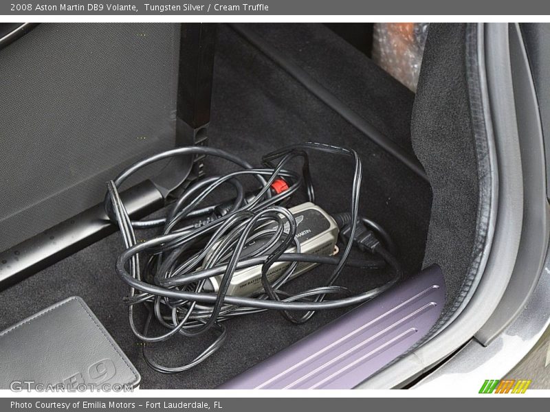 Tungsten Silver / Cream Truffle 2008 Aston Martin DB9 Volante