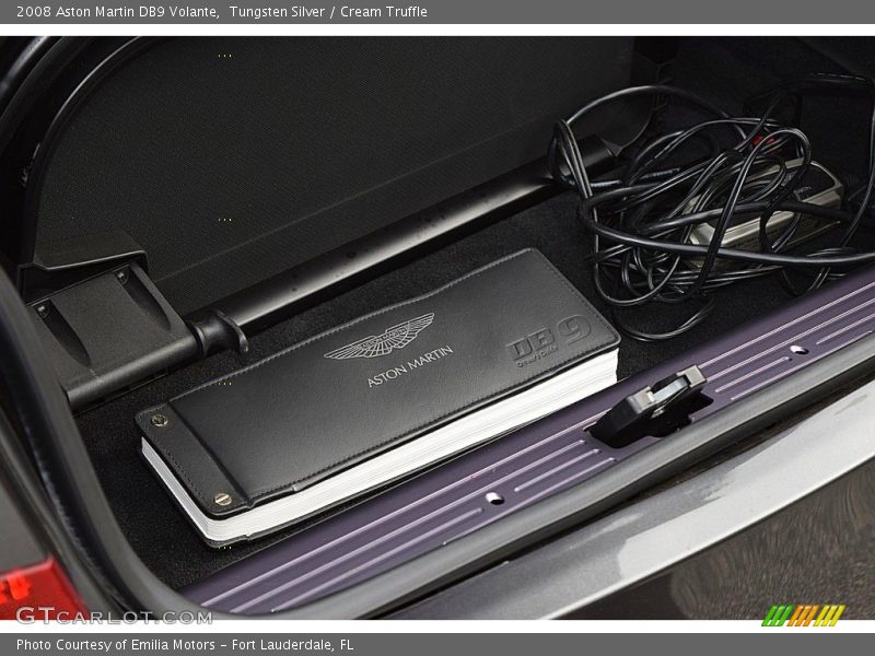Tungsten Silver / Cream Truffle 2008 Aston Martin DB9 Volante