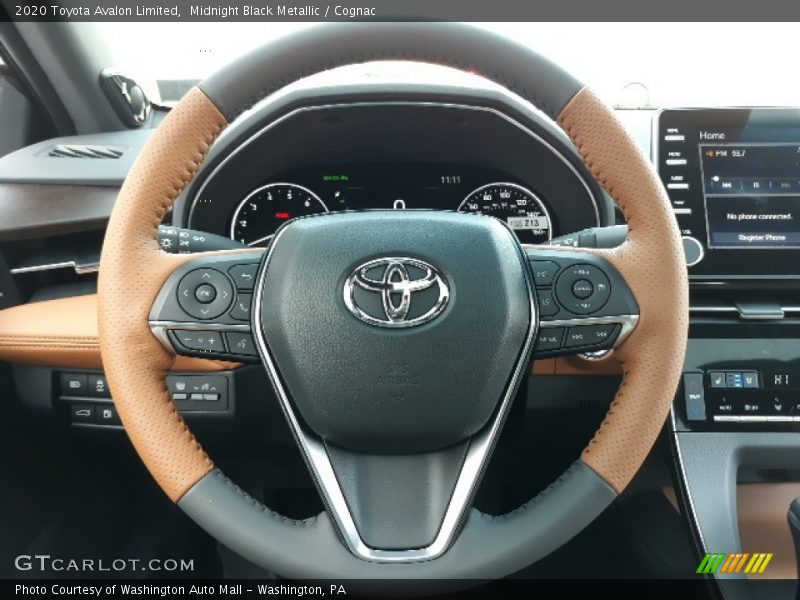 Midnight Black Metallic / Cognac 2020 Toyota Avalon Limited