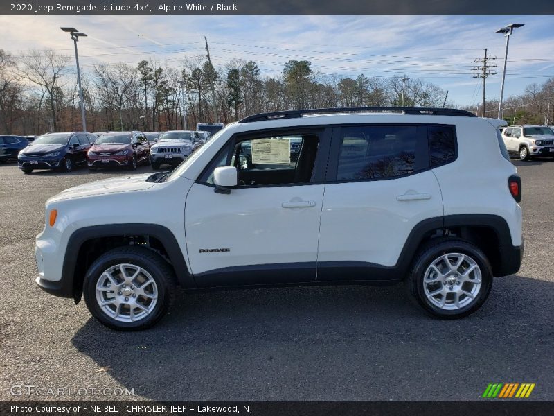 Alpine White / Black 2020 Jeep Renegade Latitude 4x4