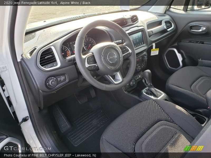 Alpine White / Black 2020 Jeep Renegade Latitude 4x4