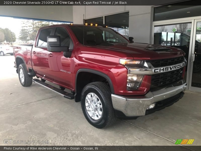Cajun Red Tintcoat / Jet Black 2020 Chevrolet Silverado 2500HD LT Crew Cab 4x4