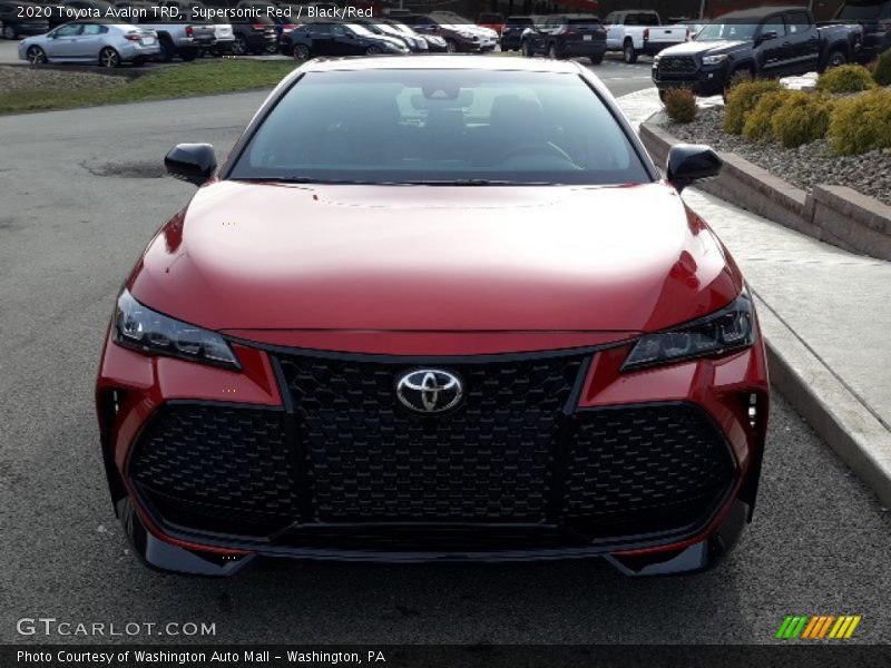 Supersonic Red / Black/Red 2020 Toyota Avalon TRD