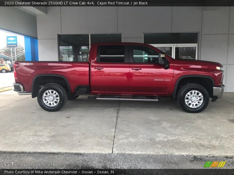 Cajun Red Tintcoat / Jet Black 2020 Chevrolet Silverado 2500HD LT Crew Cab 4x4