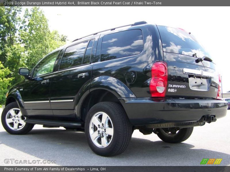 Brilliant Black Crystal Pearl Coat / Khaki Two-Tone 2009 Dodge Durango Limited Hybrid 4x4