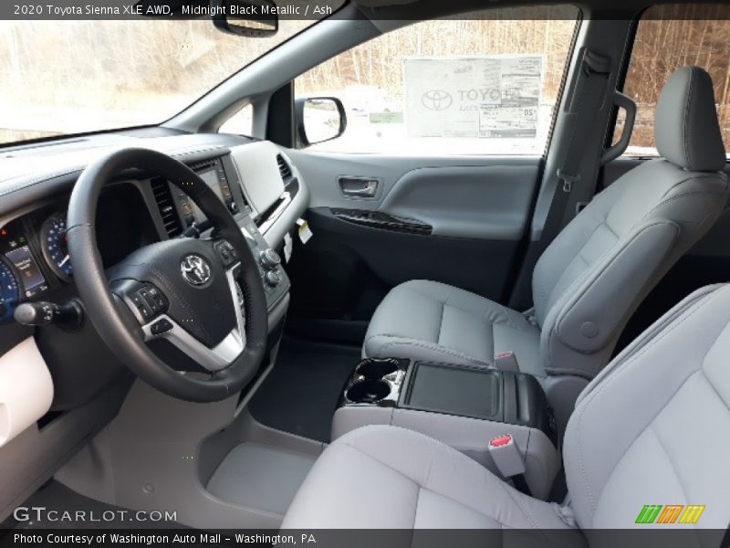 Midnight Black Metallic / Ash 2020 Toyota Sienna XLE AWD