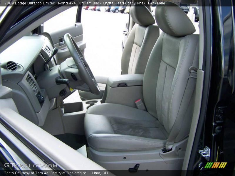 Brilliant Black Crystal Pearl Coat / Khaki Two-Tone 2009 Dodge Durango Limited Hybrid 4x4