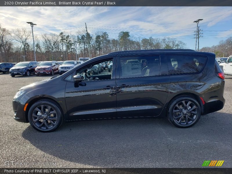 Brilliant Black Crystal Pearl / Black 2020 Chrysler Pacifica Limited