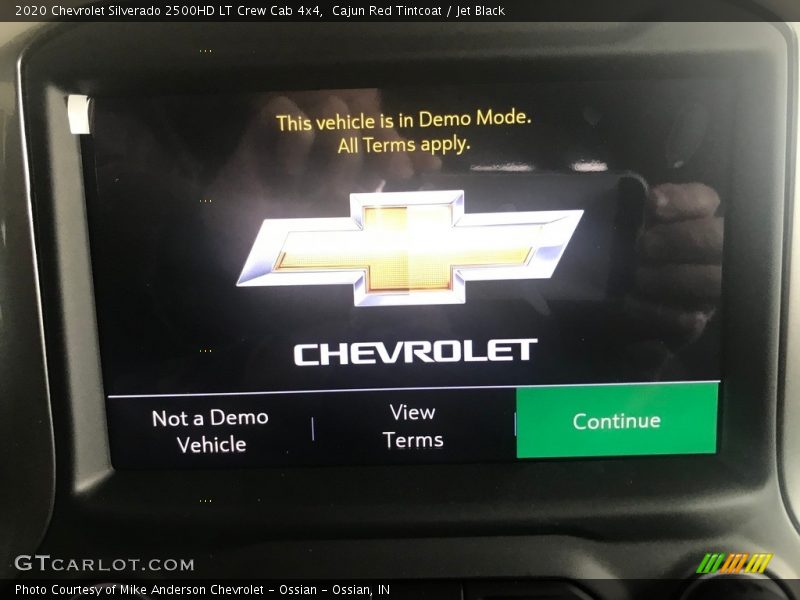Cajun Red Tintcoat / Jet Black 2020 Chevrolet Silverado 2500HD LT Crew Cab 4x4