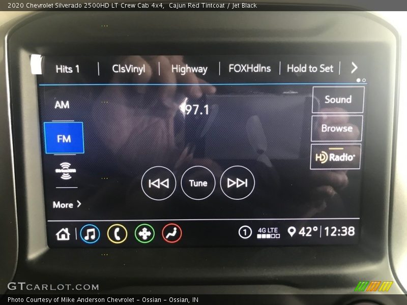 Cajun Red Tintcoat / Jet Black 2020 Chevrolet Silverado 2500HD LT Crew Cab 4x4