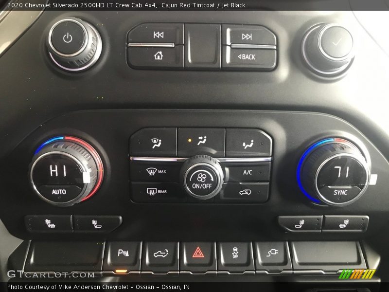 Cajun Red Tintcoat / Jet Black 2020 Chevrolet Silverado 2500HD LT Crew Cab 4x4