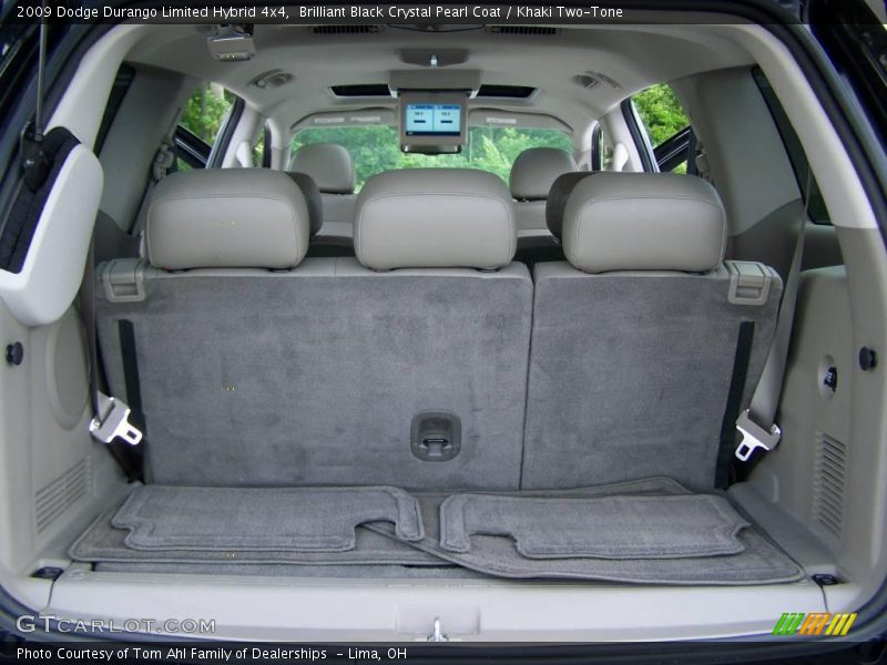 Brilliant Black Crystal Pearl Coat / Khaki Two-Tone 2009 Dodge Durango Limited Hybrid 4x4