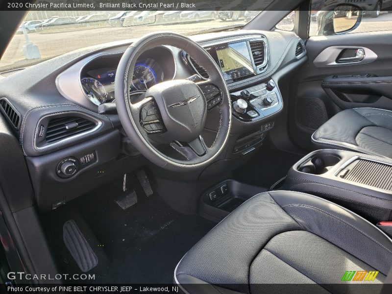 Brilliant Black Crystal Pearl / Black 2020 Chrysler Pacifica Limited