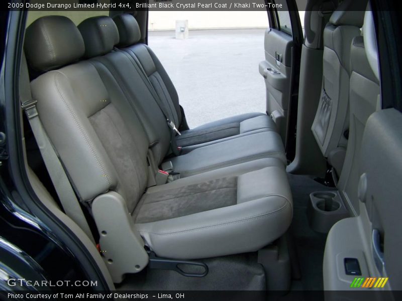 Brilliant Black Crystal Pearl Coat / Khaki Two-Tone 2009 Dodge Durango Limited Hybrid 4x4