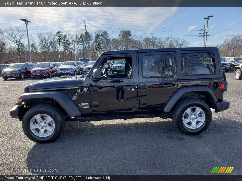 Black / Black 2020 Jeep Wrangler Unlimited Sport 4x4