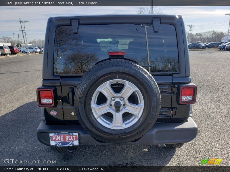 Black / Black 2020 Jeep Wrangler Unlimited Sport 4x4