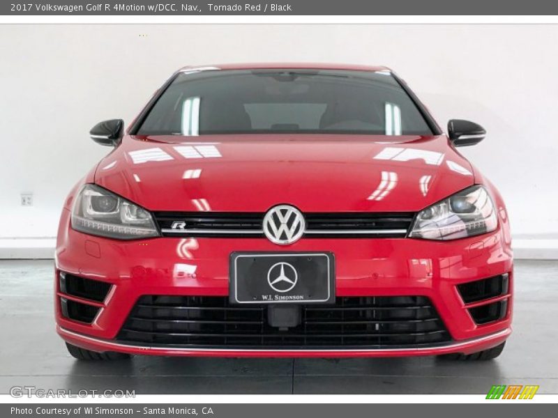 Tornado Red / Black 2017 Volkswagen Golf R 4Motion w/DCC. Nav.