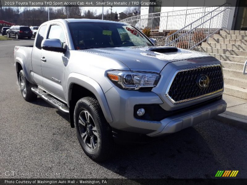 Silver Sky Metallic / TRD Graphite 2019 Toyota Tacoma TRD Sport Access Cab 4x4