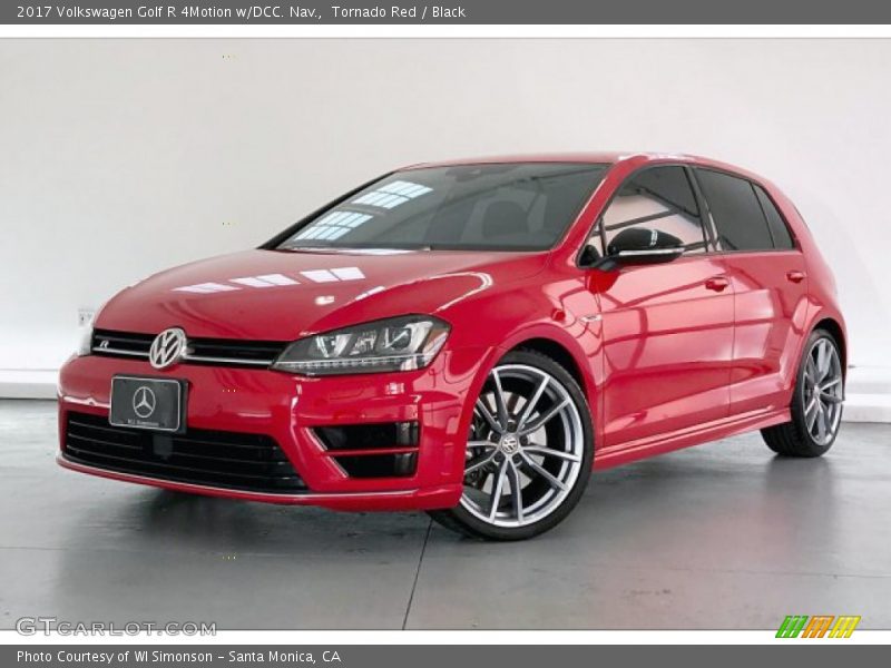 Front 3/4 View of 2017 Golf R 4Motion w/DCC. Nav.