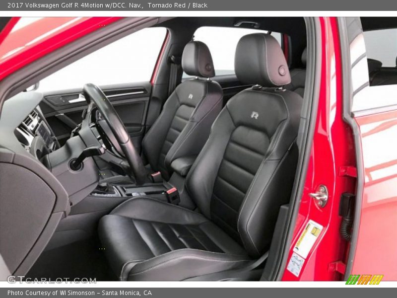 Front Seat of 2017 Golf R 4Motion w/DCC. Nav.