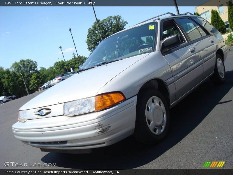 Silver Frost Pearl / Gray 1995 Ford Escort LX Wagon
