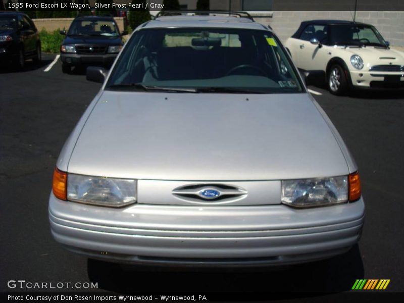 Silver Frost Pearl / Gray 1995 Ford Escort LX Wagon