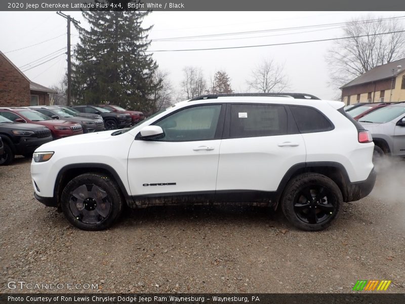 Bright White / Black 2020 Jeep Cherokee Latitude Plus 4x4