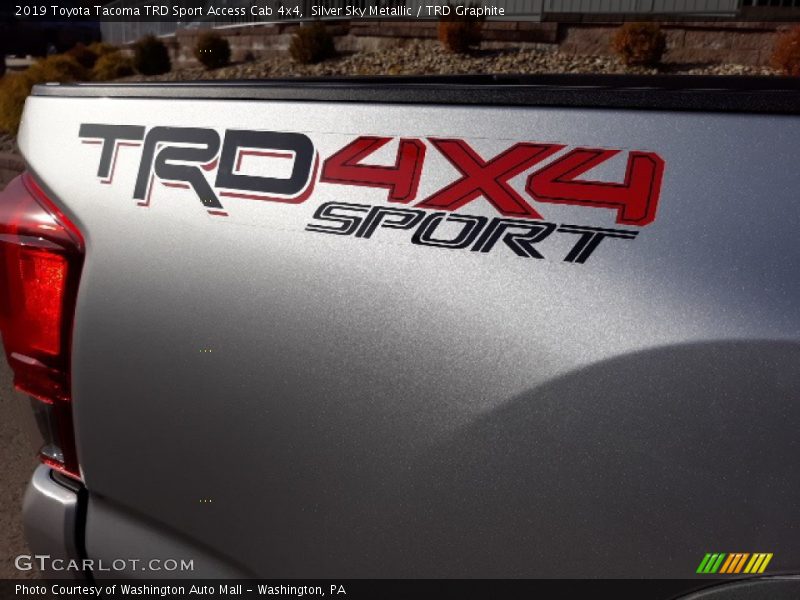 Silver Sky Metallic / TRD Graphite 2019 Toyota Tacoma TRD Sport Access Cab 4x4