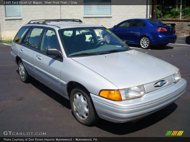 Silver Frost Pearl / Gray 1995 Ford Escort LX Wagon