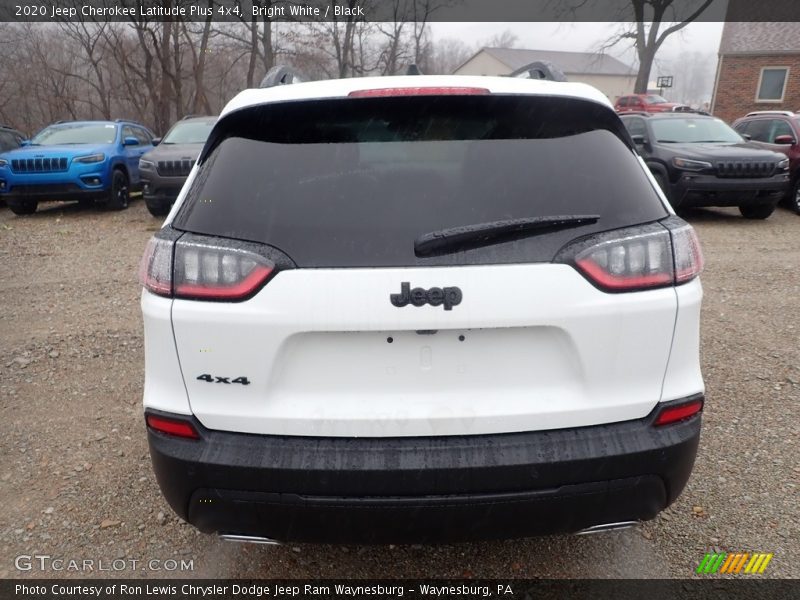 Bright White / Black 2020 Jeep Cherokee Latitude Plus 4x4