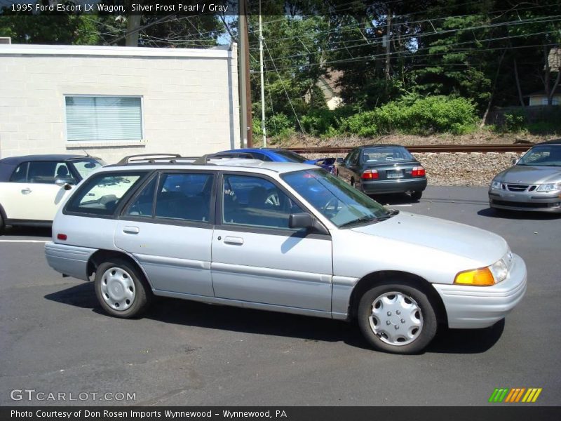 Silver Frost Pearl / Gray 1995 Ford Escort LX Wagon