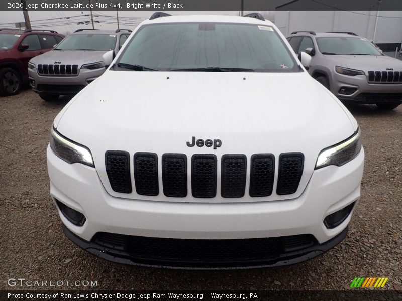 Bright White / Black 2020 Jeep Cherokee Latitude Plus 4x4