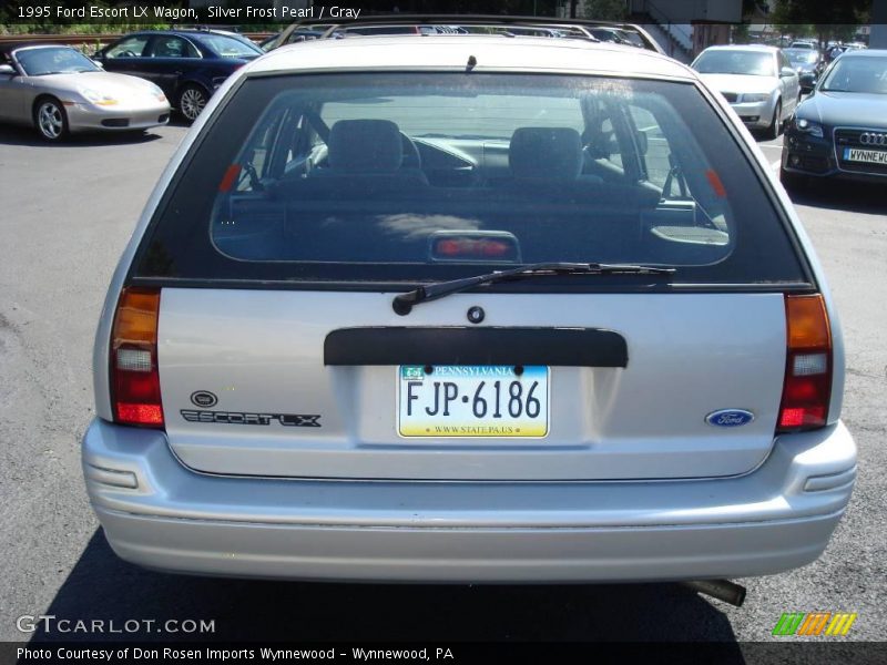 Silver Frost Pearl / Gray 1995 Ford Escort LX Wagon