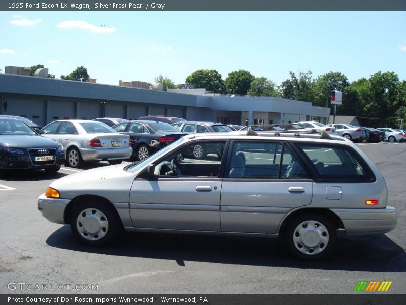 Silver Frost Pearl / Gray 1995 Ford Escort LX Wagon