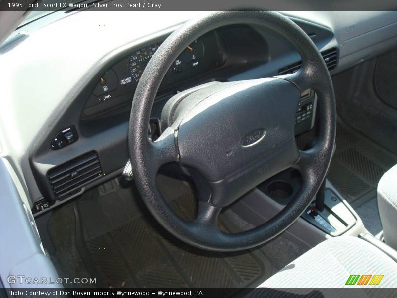 Silver Frost Pearl / Gray 1995 Ford Escort LX Wagon