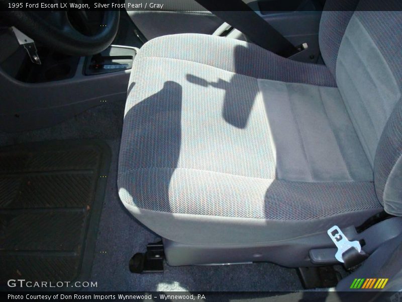 Silver Frost Pearl / Gray 1995 Ford Escort LX Wagon