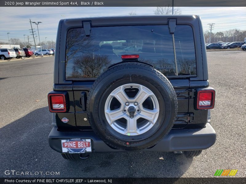 Black / Black 2020 Jeep Wrangler Unlimited Sport 4x4
