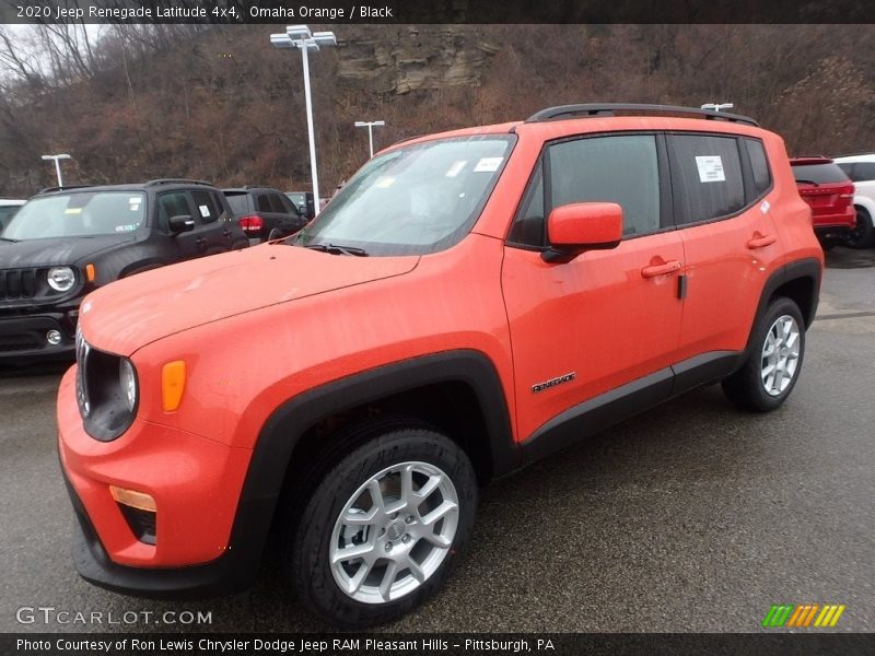 Omaha Orange / Black 2020 Jeep Renegade Latitude 4x4