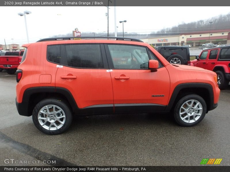 Omaha Orange / Black 2020 Jeep Renegade Latitude 4x4