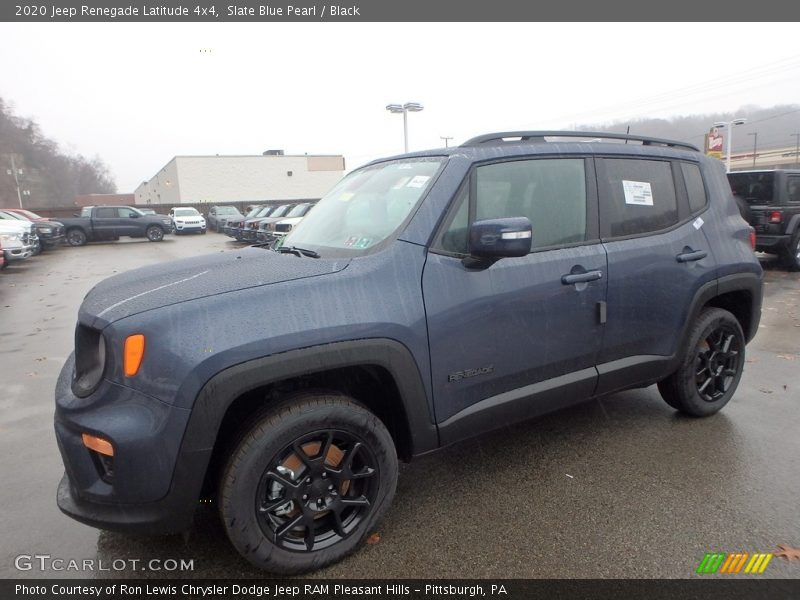 Slate Blue Pearl / Black 2020 Jeep Renegade Latitude 4x4