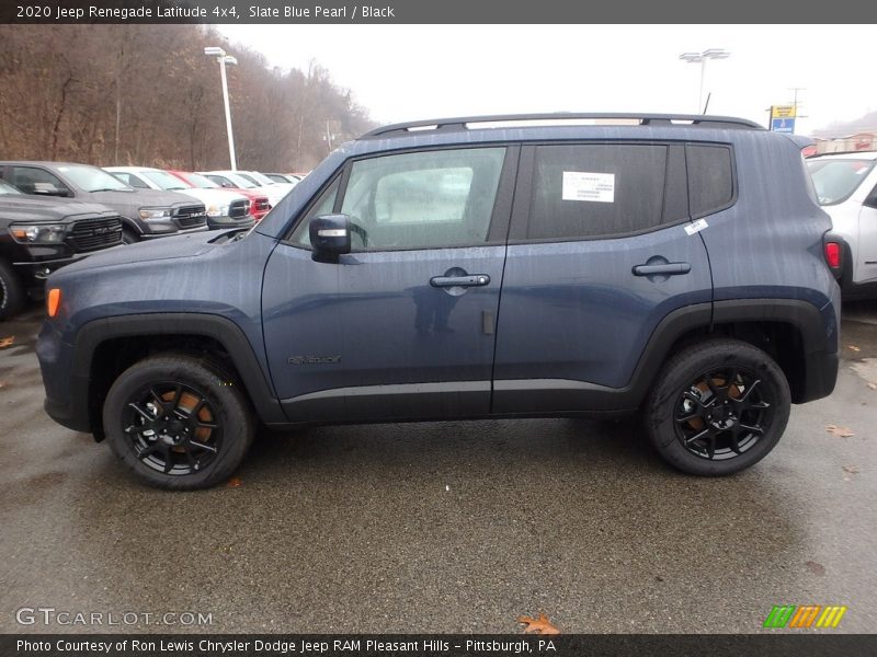 Slate Blue Pearl / Black 2020 Jeep Renegade Latitude 4x4