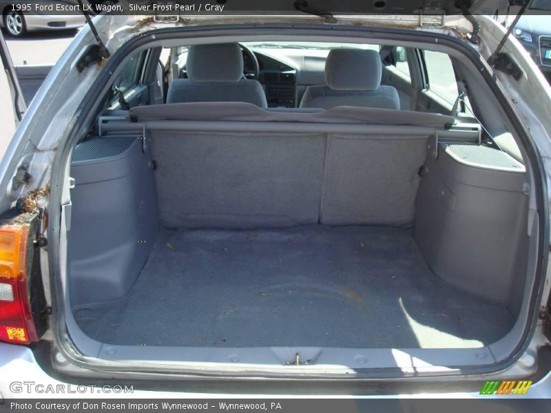 Silver Frost Pearl / Gray 1995 Ford Escort LX Wagon